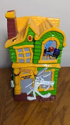 Vtg Looney Tunes Haunted House Coin Bank 1997 Halloween Russell Stover Candy • $6.99