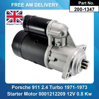 Starter Motor For Porsche 911 2.4 Turbo 1971-1973 2340ccm • $161.44