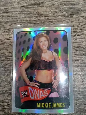 2006 Topps Chrome Wrestling Heritage Mickie James REFRACTOR. • $10