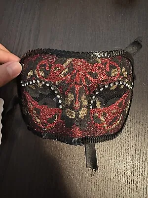 Adult New La Maschera Del Galeone Hand Made In Venice Italy Masquerade Mask Lace • $14.95