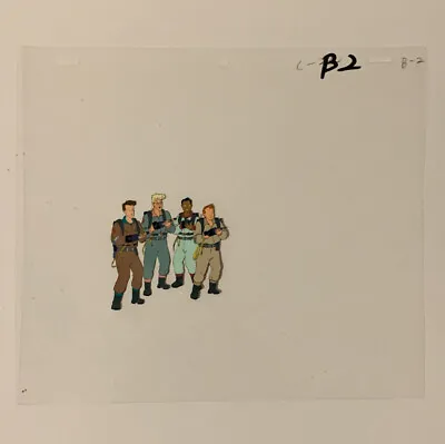 The Real Ghostbusters Original Animation Cel And Drawing Whole Crew • $265.49