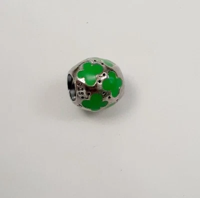 $19.95 • Buy Authentic Pandora Green Enamel Baby Butterflies Butterfly Charm Bead #790438EN03
