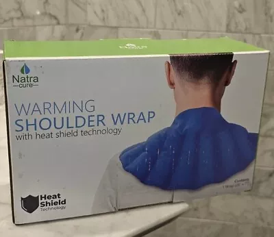 NatraCure Microwaveable Warming Shoulder Wrap Pad W/Heat Shield Technology NEW • $23.99