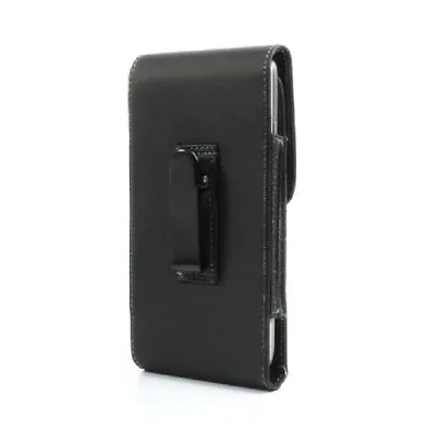 For ZTE Axon 31 Pro 5G (2021) Case Metal Belt Clip Synthetic Leather Vertical • £25.14