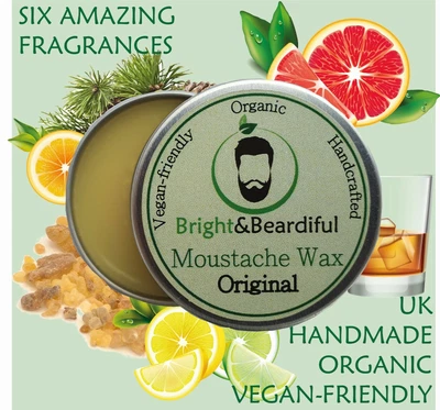 £4.15 • Buy Moustache Wax | Style & Moisturise Beards | 15ml Tins | 8 Scents