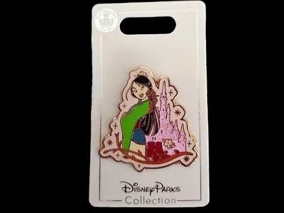 Disney Glitter Sparkle Castle - Princess Mulan & Mushu Pin #130700 • $8.95