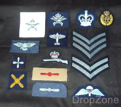 RAF Royal Air Force Trade Rank Cap Qualification Badges Patches Assorted ATC • £3.99