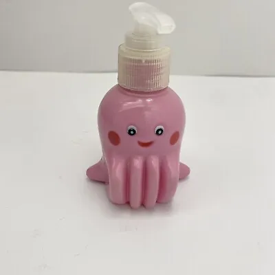 Vtg Smiling Octopus Child’s Hand Soap Lotion Dispenser Lavender/Purple Plastic • $15