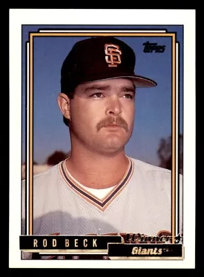 1992 Topps Gold Winner #264 Rod Beck • $1.99