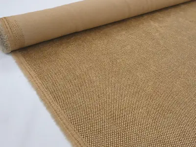10 Metres Of LAURA ASHLEY DANAWAY GOLD Chenille Weave Upholstery Fabric • £89.95