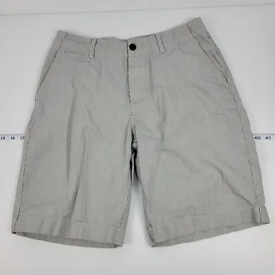 J Crew Chino Shorts S12 Size 32 Gray Mens • $10.44