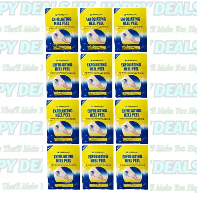 12x Derma V10 Exfoliating Heel Peel - Smooth & Renew Feet - Callus Remover Vegan • £23.88