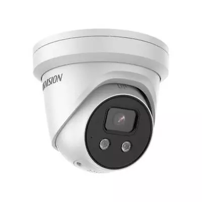 Hikvision 8MP 4K Outdoor POE IP Turret Dome Camera 2.8mm Mic DS-2CD2386G2-ISU/SL • £150