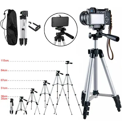 $12.90 • Buy Professional Camera Tripod Stand Holder Mount For IPhone Samsung Cell Phone+ Bag