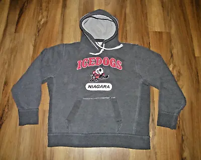 Niagara Mississauga Ice Dogs Hockey Hoodie Sweatshirt  Large Embroidered Logo • $79.99