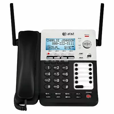 BASE ONLY - AT&T  SB67118 4 Line Corded Cordless Intercom Phone System • $99.99