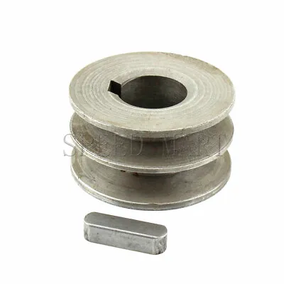 B Type Pulley Double V Groove Bore 24mm OD 70mm For B Belt Motor • $25.99