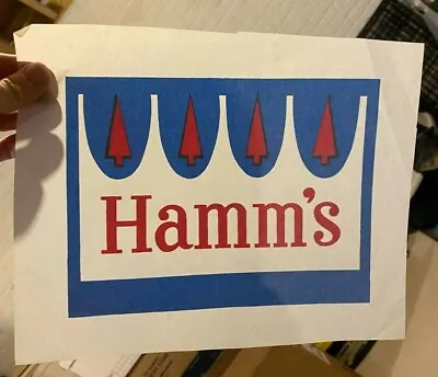 Vintage & Original 70's/80's Hamms Beer T-Shirt Transfer - Old Stock  • $10.95