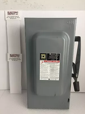 Square D D323n 100 Amp 240 Volt 3 Phase Fused Indoor  Disconnect..1458 • $175