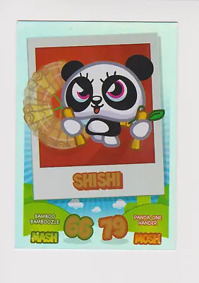 Moshi Monsters Mash Up Trading Card Rainbow Foil SHISHI (Rare) MINT • £4.99