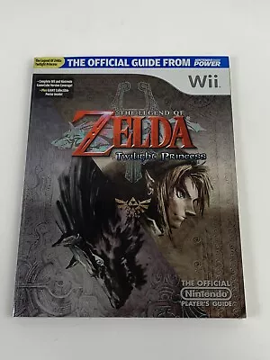 Zelda Twilight Princess Official Nintendo Power Strategy Guide Wii W/ Poster • $19.99