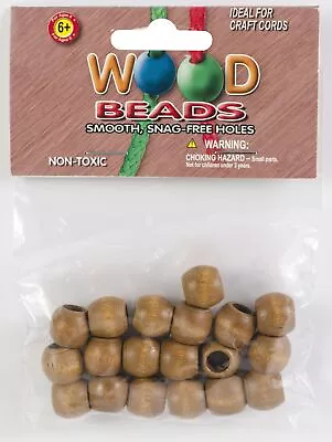 Barrel Wood Beads 13mmX11mm 18/Pkg Maple • $5.93
