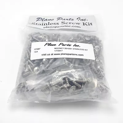 Mooney M20J 201 /  M20K 231 Stainless Hardware Kit PP067 • $64