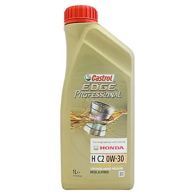 £19.95 • Buy Castrol EDGE Professional H C2 0W-30 0W30 Fully Synthetic Engine Oil 1 Litre 1L