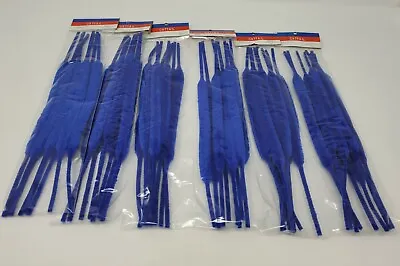 Lot Of 6 Packs Vintage Royal Blue 6  Cattail Chenille Stems Craft Pipe Cleaners  • $19.99