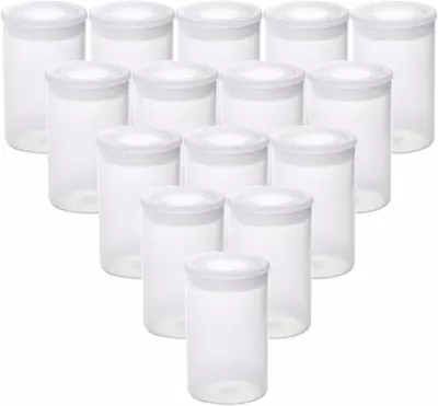 Black Film Canisters 15 Pieces Black Film Canisters With Caps Easy To Use • $9.03