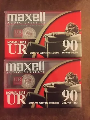 2x Maxwell 90 Minute Audio Cassette Blank Tape • $10