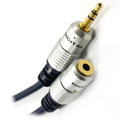 £3.99 • Buy 3.5mm Stereo Jack Male To Female Extension Audio Speaker Headphone Cable Lead