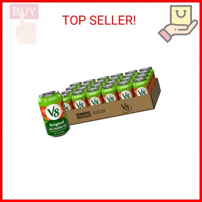 $15.13 • Buy V8 Original 100% Vegetable Juice, Vegetable Blend With Tomato Juice, 11.5 FL OZ 
