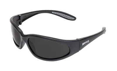 Hercules UNBREAKABLE Safety Sunglasses-SUPER DARK Lenses-NO BROKEN GLASSES!! New • $12.98