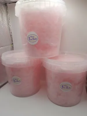 3x Fresh Pink Vanilla Cotton Candy Floss Sugar Party Handmade Fairground • £9.98