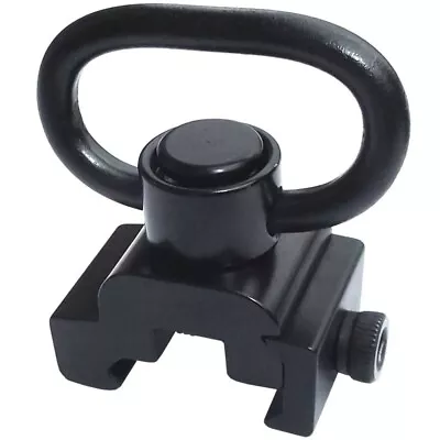 Weaver / Picatinny Rail Rifle Sling Mount 10mm Socket With QD Push Button Swivel • £7.50