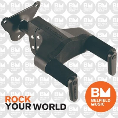 $24.99 • Buy Hercules GSP39WB PLUS Guitar Wall Mount Stand Auto Grip Hanger Short Arm