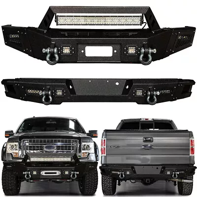 Vijay Fits 2009-2014 12th Gen Ford F150 Front Or Rear Bumper With LED Lights • $1179.99