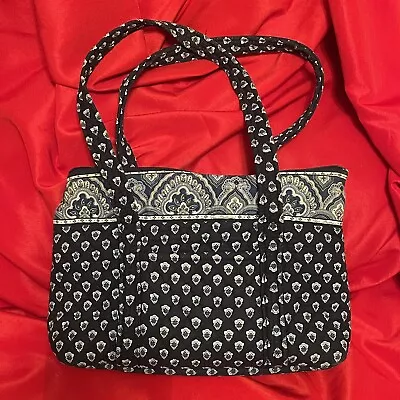 VERA  BRADLEY … Nantucket … Vintage   Dark  Blue  Handbag … EUC • $23.98