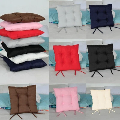 £17.99 • Buy Set Of 4 Seat Cushions Pad Floor Room Office Chair Riser Soft Tie THICK Elderly