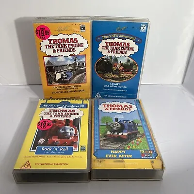 Thomas The Tank Engine & Friends Troublesome Trucks & Rock N Roll VHS Tape 4xLot • $79.99