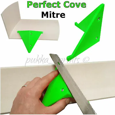 Coving Cove PERFECT Mitre Tool For Corner Cutting Fits 90 100 127 Mm DURABLE 45° • £11.99