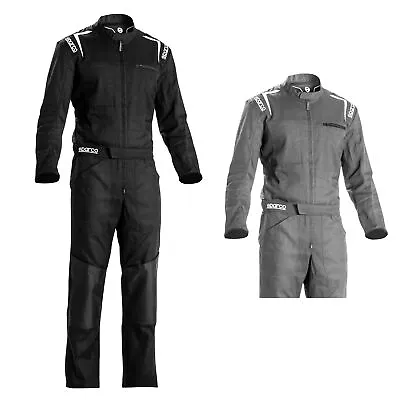 Sparco MS-5 MS5 Race Mechanic Suit Overalls Colour Black/Grey Pitcrew Teamwear • £99.99