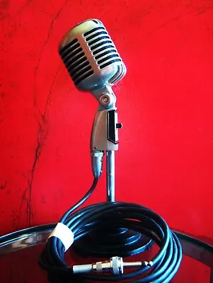 £243.41 • Buy Vintage 1960's Shure 55SW Dynamic Cardioid Microphone Elvis W Accessories 55S #2