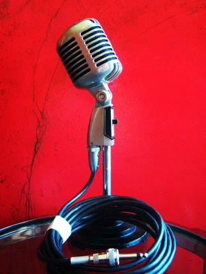 £243.41 • Buy Vintage 1960's Shure 55SW Dynamic Cardioid Microphone Elvis W Accessories 55S #2