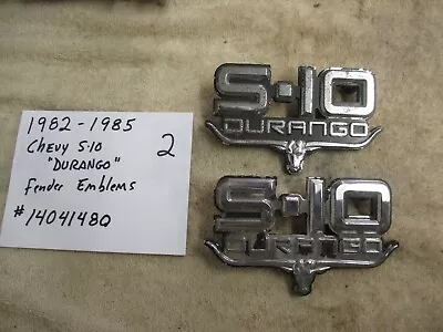 1982-1985 Chevy S10 Durango Fender Emblem Fender Badges  OEM # 14041480 • $79