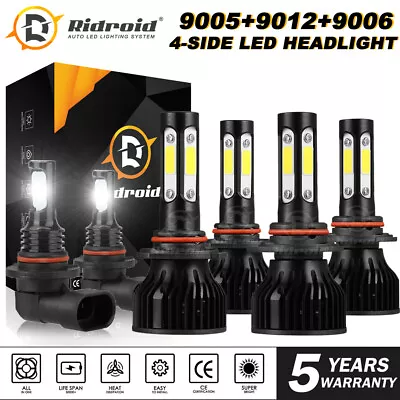 6X LED Headlight Bulb High Low Fog Combo For Dodge RAM 1500 2500 3500 2013-2015 • $29.99