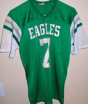 Vintage 70s Philadelphia Eagles Ron Jaworski Rawlings NFL Jersey Size M Durene • $35.20