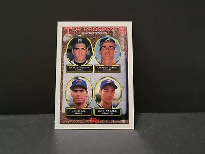 1993 Topps Top Prospects Chipper Jones #529 HOF NM+ • $3.39