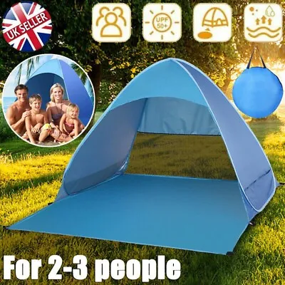 NEW Pop Up Beach Tent UV Protection Patio Sun Shade  • £11.99